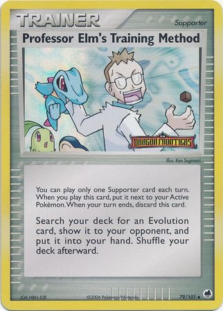 Professor Elm's Training Method 79/101 - Dragon Frontiers Reverse Holofoil