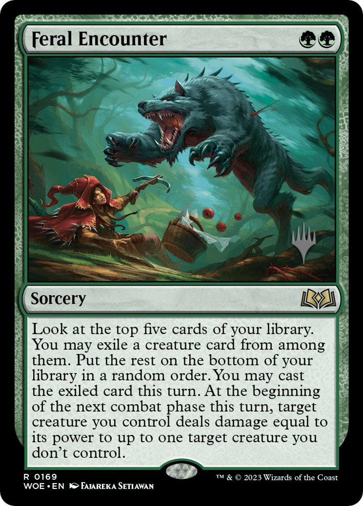 Feral Encounter (PPWOE-169) - Wilds of Eldraine Promos