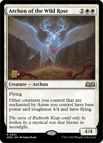 Archon of the Wild Rose (PRE-001) - Wilds of Eldraine Promos Foil