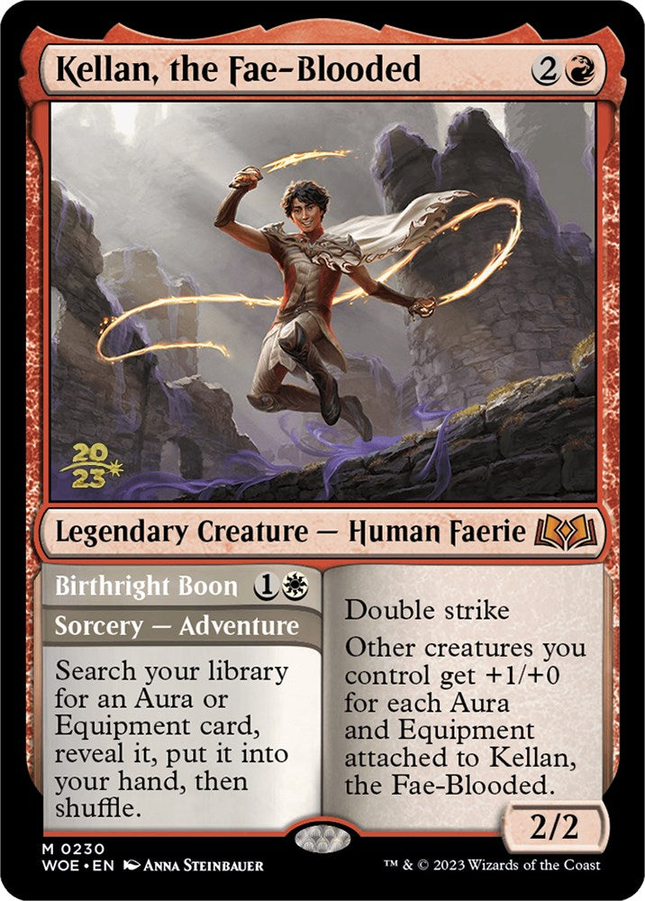 Kellan, the Fae-Blooded (PRE-230) - Wilds of Eldraine Promos Foil