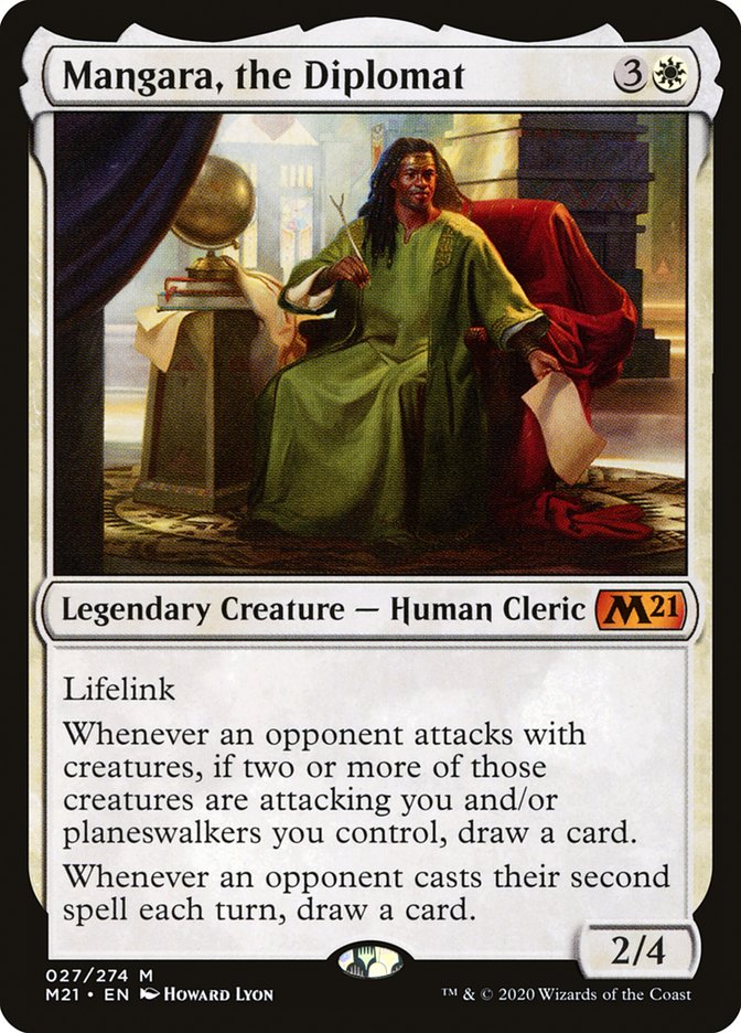 Mangara, the Diplomat (M21-027) - Core Set 2021