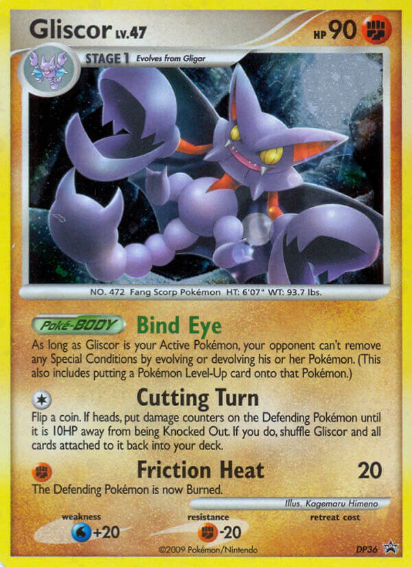 Gliscor - DP36 DP36/56 - Diamond and Pearl Promos Holofoil