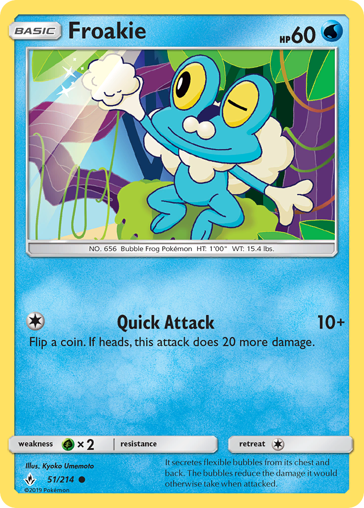 Froakie 51/214 - SM  Unbroken Bonds