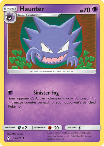 Haunter 69/214 - SM  Unbroken Bonds