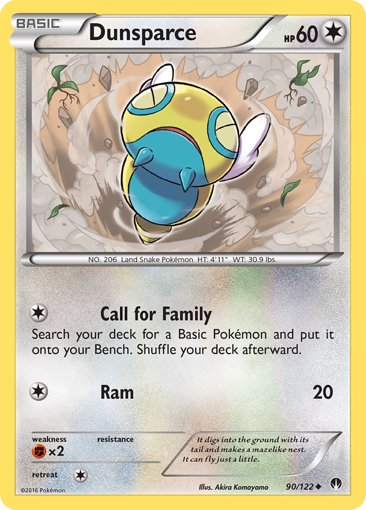 Dunsparce 90/122 - XY  BREAKpoint