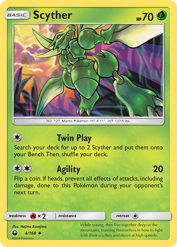 Scyther/168 - SM  Celestial Storm