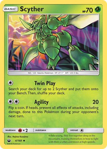 Scyther/168 - SM  Celestial Storm