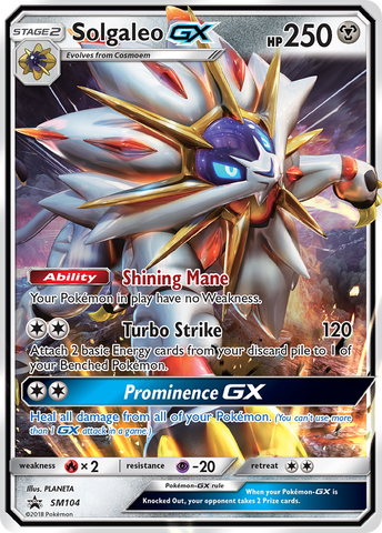 Solgaleo GX - SM104 SM104/248 - SM Promos Holofoil
