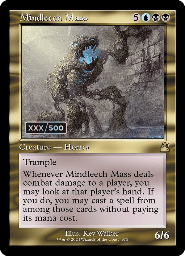 Mindleech Mass (Retro Frame) (Serial Numbered) (RVR-375) - Ravnica Remastered Foil