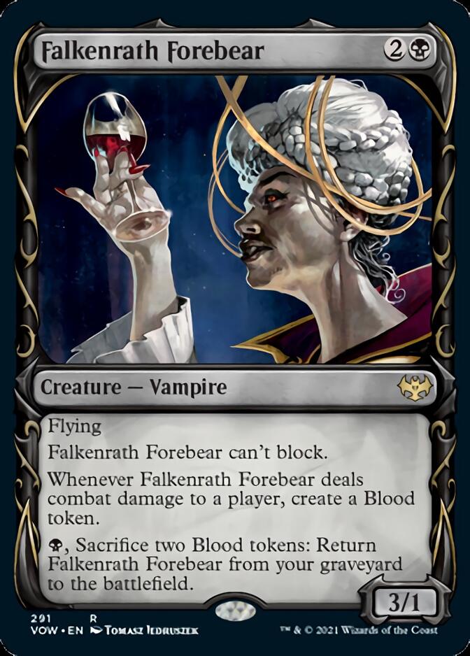 Falkenrath Forebear (Showcase) (VOW-291) - Innistrad: Crimson Vow: (Showcase)