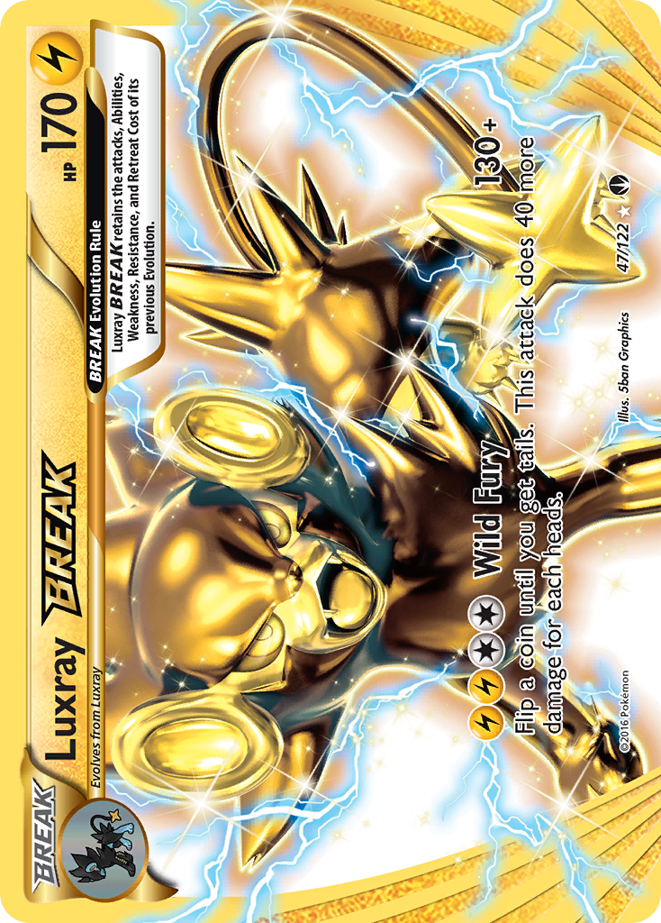 Luxray BREAK 47/122 - XY  BREAKpoint Holofoil