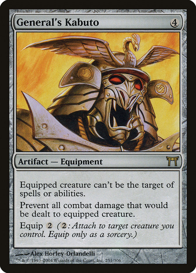 General's Kabuto (CHK-251) - Champions of Kamigawa