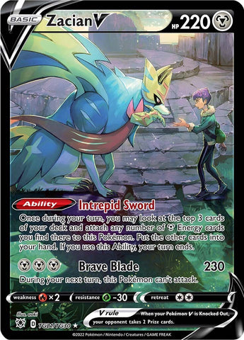 Zacian V TG21/30 - SWSH10 Astral Radiance Trainer Gallery Holofoil