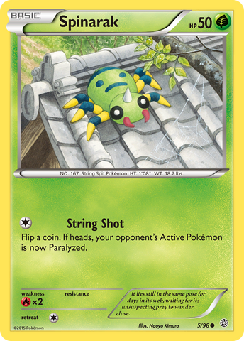 Spinarak 5/98 - XY  Ancient Origins
