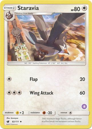 Staravia (4) - SM Trainer Kit Alolan Sandslash & Alolan Ninetales