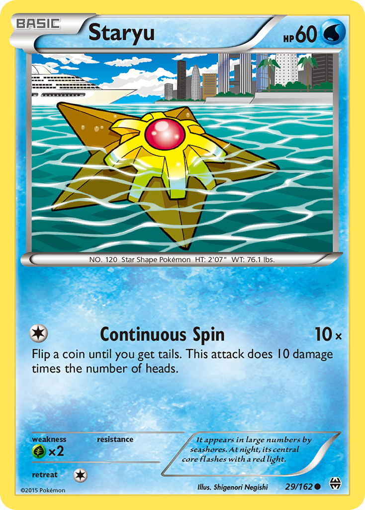 Staryu 29/162 - XY  BREAKthrough