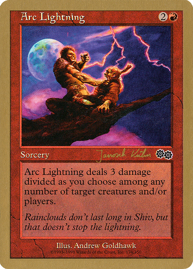 Arc Lightning - 2000 Janosch Kuhn (USG) (WCD-) - World Championship Decks 2000