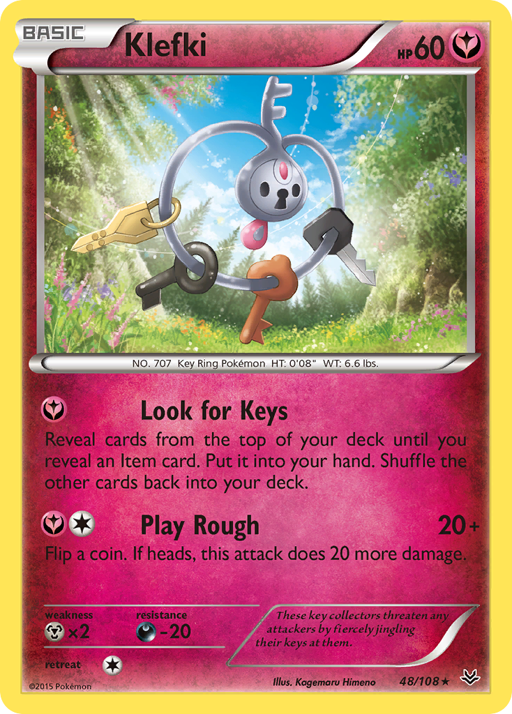 Klefki 48/108 - XY  Roaring Skies