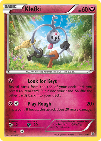 Klefki 48/108 - XY  Roaring Skies