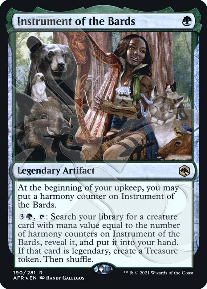 Instrument of the Bards (AFR&-190A) - Adventures in the Forgotten Realms Promos Foil