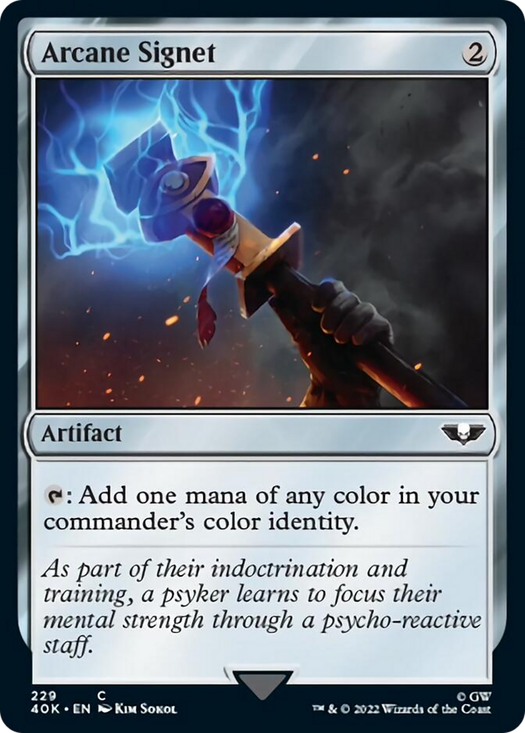 Arcane Signet (229) (40K-229) - Warhammer 40,000 Commander