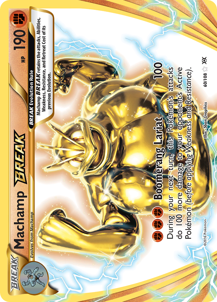 Machamp BREAK 60/108 - XY  Evolutions Holofoil