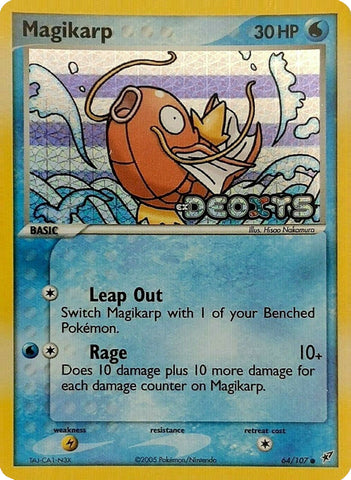 Magikarp 64/107 - Deoxys Reverse Holofoil