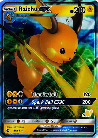 Raichu GX - 20/68 (