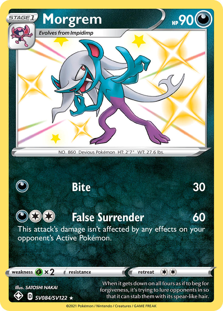 Morgrem SV084/122 - Shining Fates Shiny Vault Holofoil