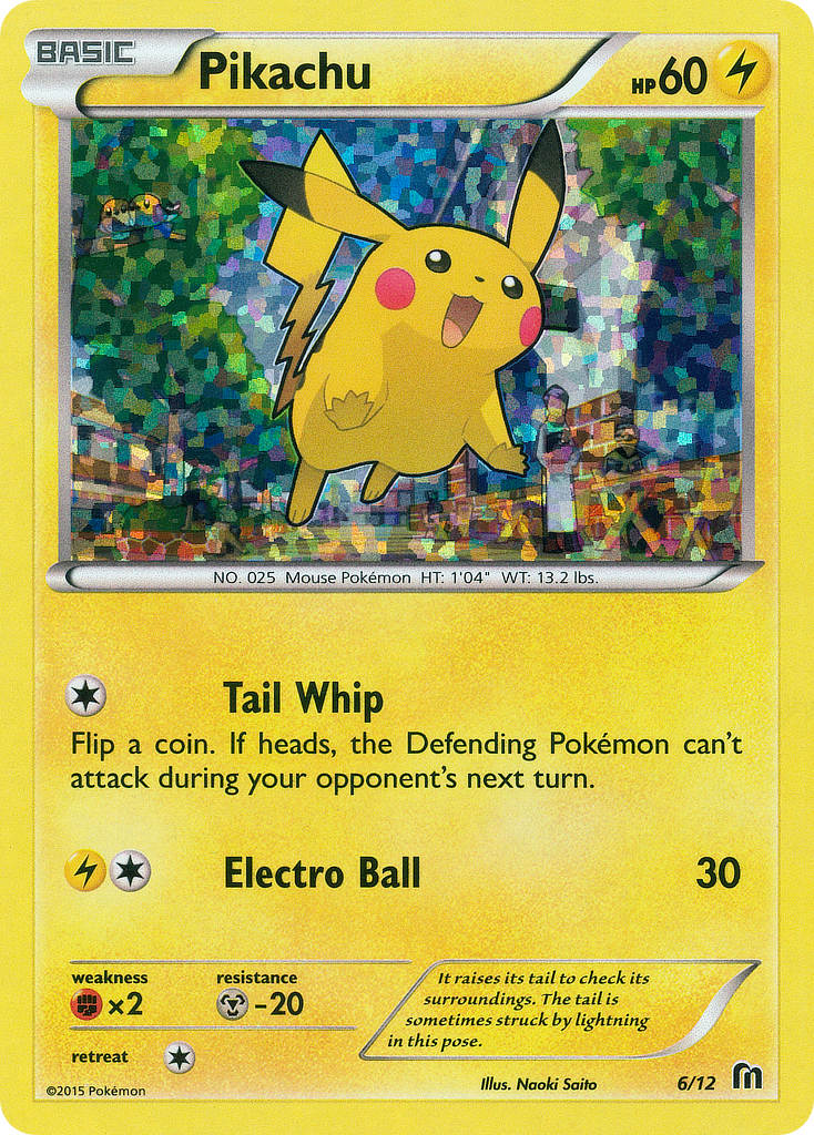 Pikachu - 6/12/12 - McDonalds Promos 2016 Holofoil