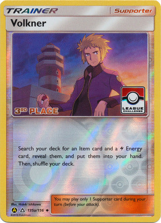 Volkner - 135a/156 (League Challenge) [3rd Place] - League & Championship Cards Reverse Holofoil