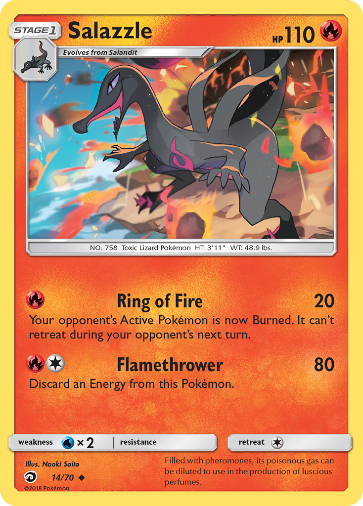 Salazzle/70 - Dragon Majesty