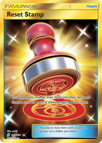 Reset Stamp (Secret)/236 - SM  Unified Minds Holofoil