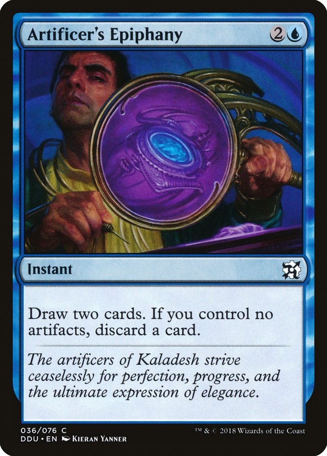 Artificer's Epiphany (DDU-036) - Duel Decks: Elves vs. Inventors