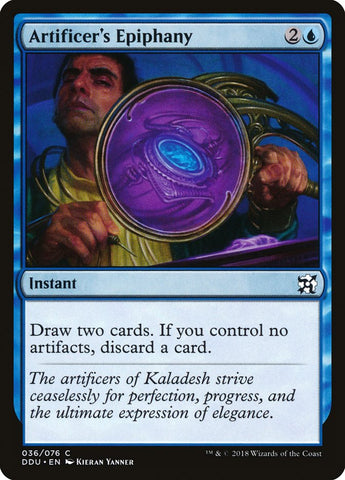 Artificer's Epiphany (DDU-036) - Duel Decks: Elves vs. Inventors