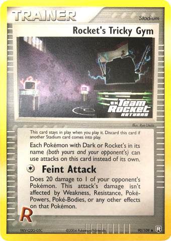 Rocket's Tricky Gym 90/109 - Team Rocket Returns Reverse Holofoil