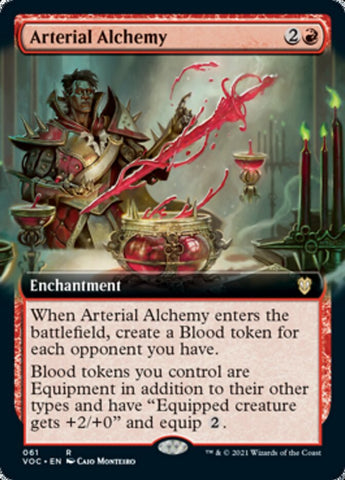 Arterial Alchemy (Extended Art) (VOC-061) - Crimson Vow Commander: (Extended Art)