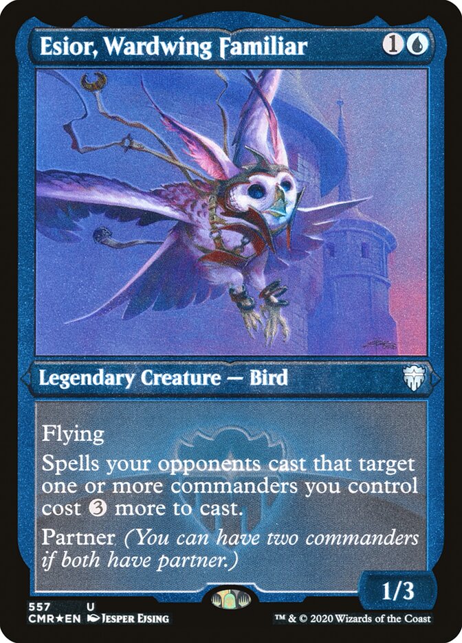 Esior, Wardwing Familiar (Foil Etched) (CMR-557) - Commander Legends Foil
