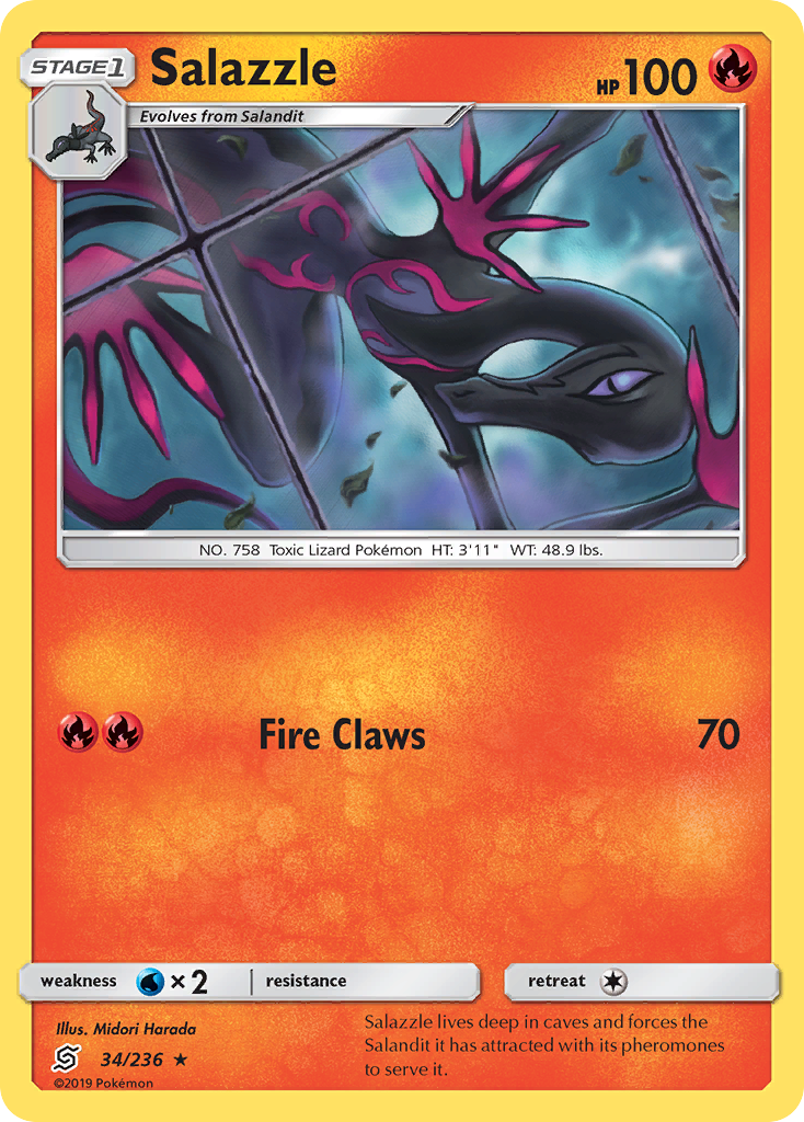 Salazzle (34)/236 - SM  Unified Minds