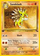 Sandslash 41/62 - Fossil 1st Edition