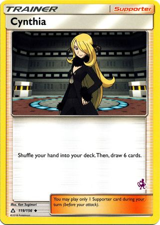 Cynthia - 119/156 (Mewtwo Stamped) 119 - Battle Academy