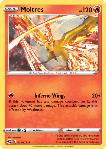 Moltres - 021/172 21 - Deck Exclusives
