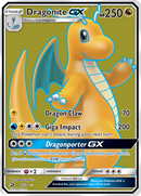 Dragonite GX (Full Art)/70 - Dragon Majesty Holofoil