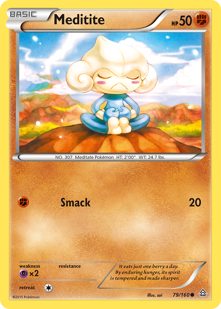 Meditite 79/160 - XY  Primal Clash