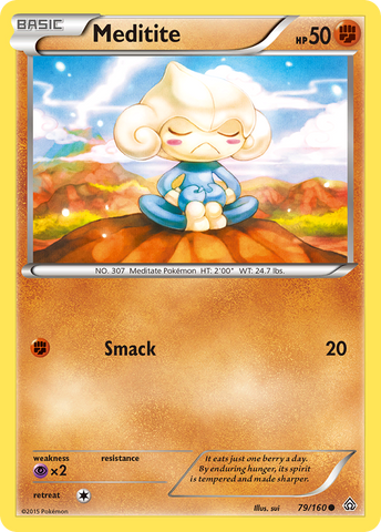 Meditite 79/160 - XY  Primal Clash