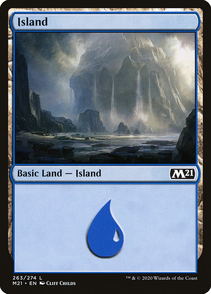 Island (263) (M21-263) - Core Set 2021