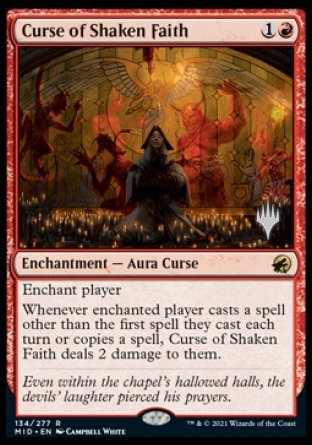 Curse of Shaken Faith (PPMID-134) - Innistrad: Midnight Hunt Promos