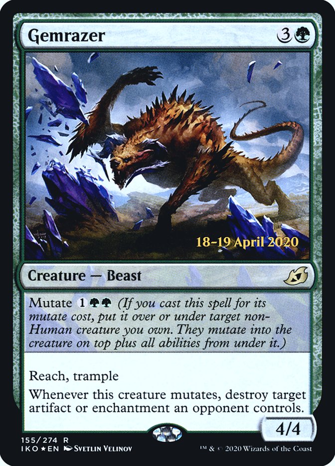 Gemrazer (PRE-155) - Ikoria: Lair of Behemoths Promos Foil