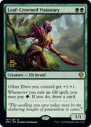 Leaf-Crowned Visionary (PRE-167) - Dominaria United Promos Foil