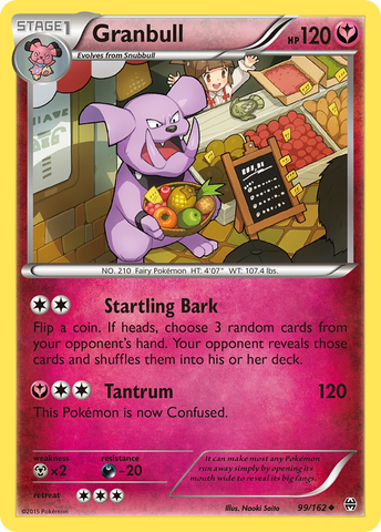 Granbull 99/162 - XY  BREAKthrough